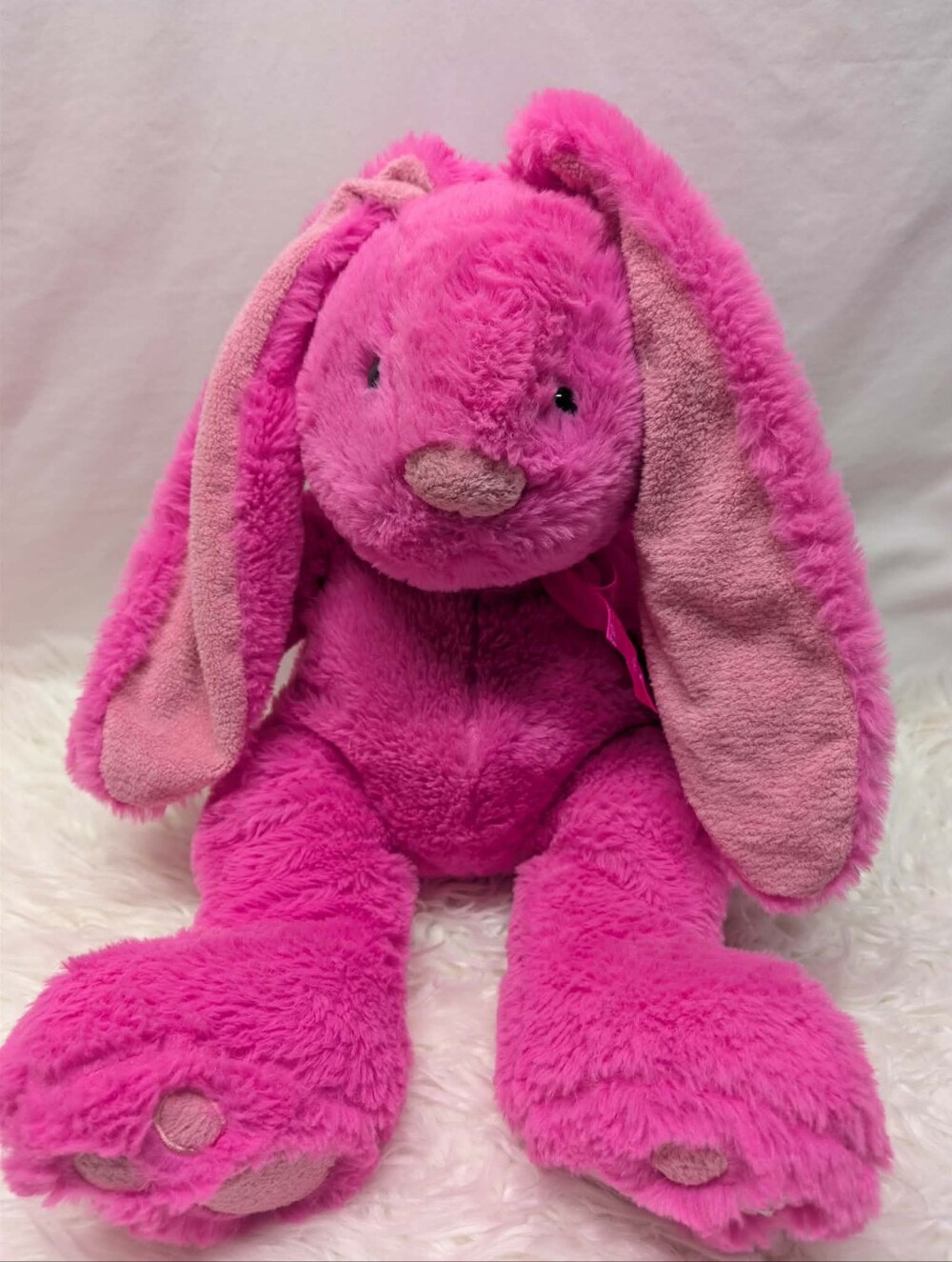 Nwot XL 22in Plush Pink Bunny Stuffed Animal - Soft Kids Toy